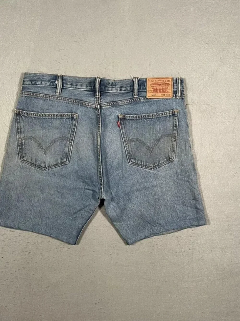 Levi’s 505 Light Blue Denim Shorts Vintage Straight Fit W38 I8